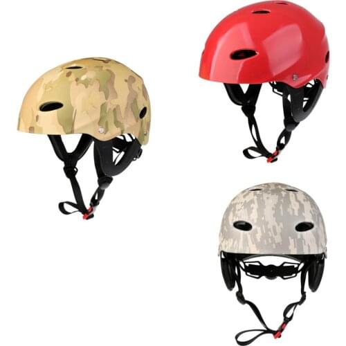 Unisex Premium ABS Water Sports Safety Helmet Kayak Canoe Kitesurfing Sailing Adjustable Hard Cap for Adults Kids