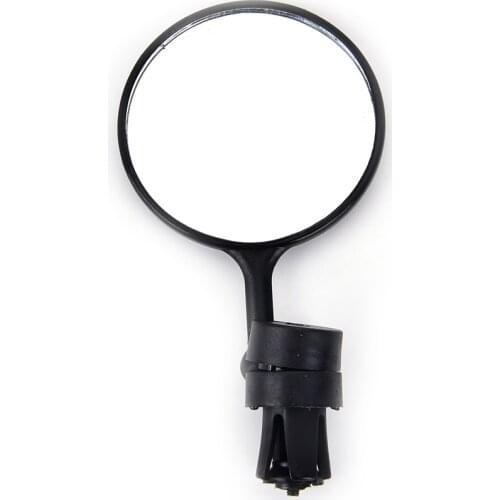1 pcs Universal Cycling Bike Handlebar Rear View Glass Black Flexible Adjustable Safe Rearview Mirror Drop Shipping