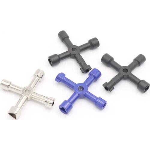 Multifunction 4 Ways Universal Triangle Wrench Key Plumber Keys Triangle For Gas Electric Meter Cabinets Bleed Radiators