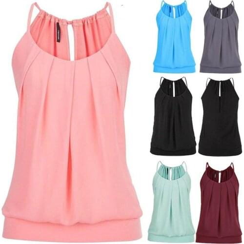 2021 Summer Women Long Blouse Casual Loose Wrinkled O Neck Ladies Shirts Tops Blouse Sleeveless Tops Female Blouses Plus Size