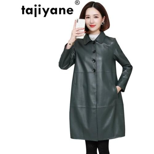 Real Leather Genuine Jacket womens leather jacket 2021 womens clothing casaco feminino inverno coats Y9051 WPY454