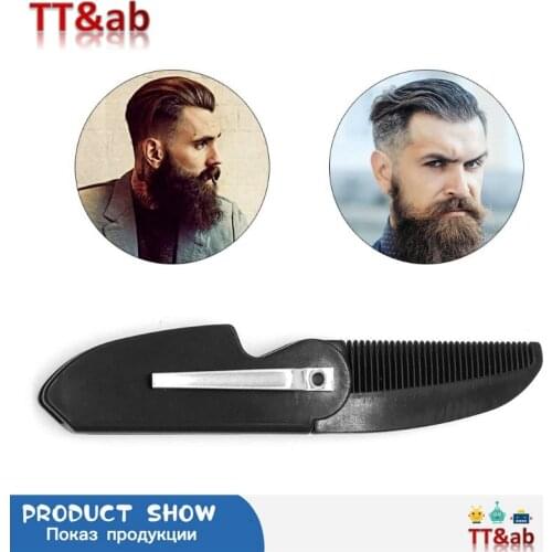 1pc Professional Folding Comb Pocket Magic Hair Comb Beard Hair Clip Men Women Fashion Hair Styling Tool Hair Care Comb 7x2.5cm