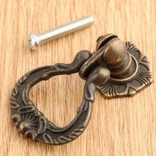 1pc Pull Knob 22*50mm Single Hole Furniture Handle Wooden Box Case Knobs Kitchen Cabinet Drawer Cupboard Pull Handles
