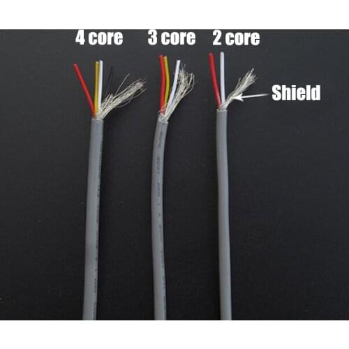 10Meter UL 2547/UL2547 22/24/26/28AWG Multi-core Control Cable Copper Wire Shielded Audio Cable Headphone Cable Signal Line