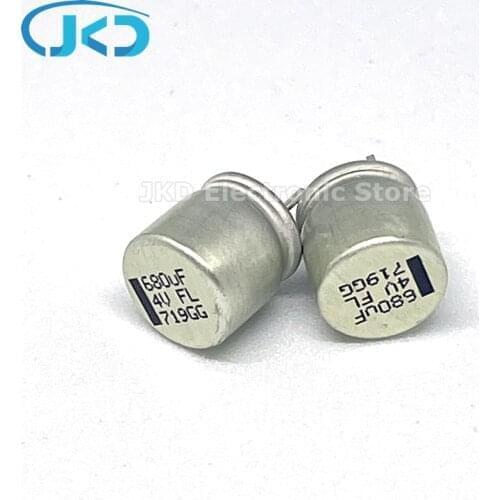 10pcs 680uF 4V 8x9mm Low ESR 4V680uF VGA/Motherboard Capacitor 8*9mm 680uf4v 100% Original