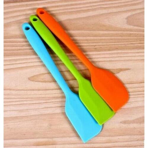 100pcs/lot, High Quality Large Size 21.5cm Kitchen Cake Scraper Premium Silicone Spatula Baking Bakeware Tool