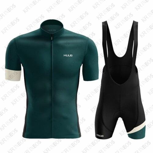2021 HUUB Cycling Jersey Set Netherlands Champion Cycling Clothing Man Road Bike Suit Fietskleding Maillot Ropa Ciclismo