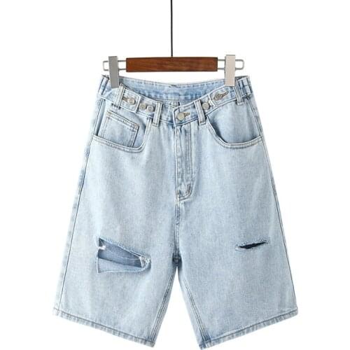 AIYANGA Women's Denim Capri Pants