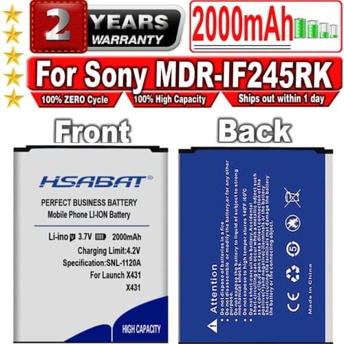 HSABAT 2000mAh Battery for Launch X431 Diagun Durable Battery Car Scanner Tool
