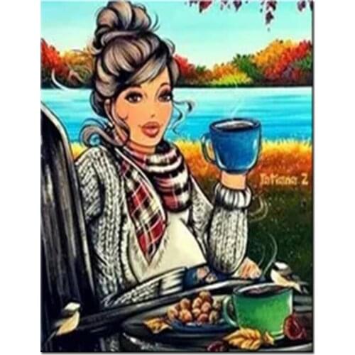 Diamonds Fat Lady pattern Diy painting portrait 5d picture of rhinestones pasting decorative embroidery diamond mosaic Set,A2212