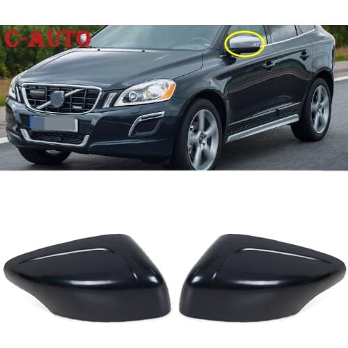 Car Side rearview mirror cover housing Cap Hood Shell base color For Volvo XC60 2009 2010 2011 2012 2013 39854904 car-styling
