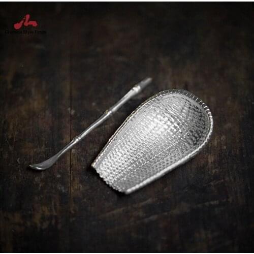 Tea Set Coffee And Tea Tools Tin Tea Accessories Dustpan Tin Tea Spoon Tea Ceremony Sets