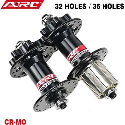 ARC MTB Disc Hub 32H / 36H Mountain Bike Hub With Quick Release Bike Bicycle Hub CR-MO Steel HG Freehub Body 8 9 10 11 Speed