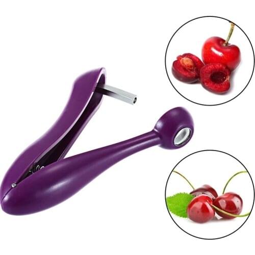 1PCS Cherry Fruit Olive Remover Remove Pit Tool Gadget Stoner Corer Pitter Cherry Coreseed Remover Enucleate Keep Complete