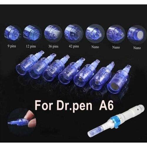 A6 Dr. Pen Needles Cartridge replaced 9/12//36/42pins nano needle