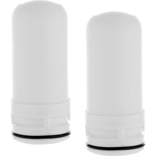 2 Pieces Ceramic Faucet Water Purfier Cartridge Washable For Kitchen Sink