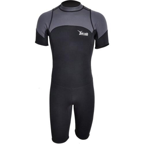3MM Short Sleeve Adult Rescue Warm Mens Korean Diving Snorkeling Suit Wetsuit