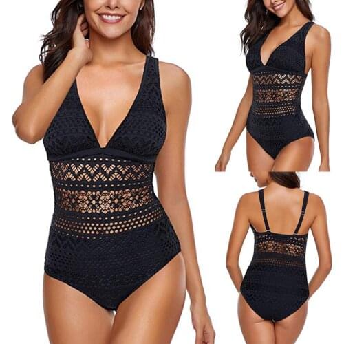 Swimwear Women Push Up Bandage Padded One Piece Bathing Suit Bikini Set Swimwear Swimsuit Bikini High Waist Swiming Suit Women