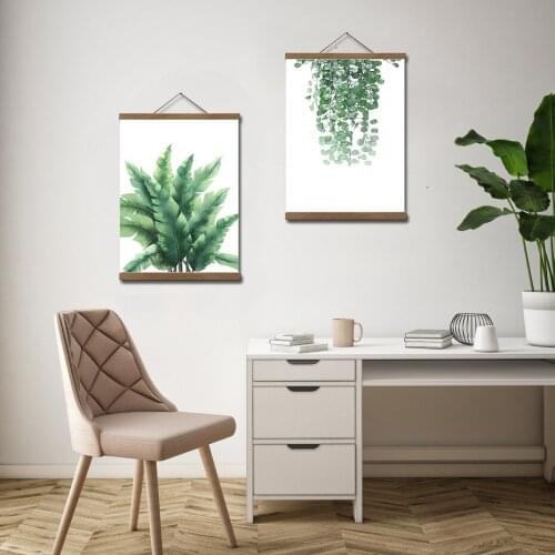 21-70 cm Painting Frame Magnetic Wooden Hanger Wood Photo Frame Painting Canvas Poster Frame Canvas Frame Art Hanger Christmas