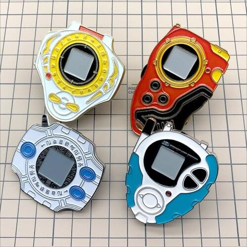 2021HOT Digimon Adventure The Apotheosis Project Digivice Metal Badge Button Cartoon Gifts Medal Brooch Pin Student Docor Toys