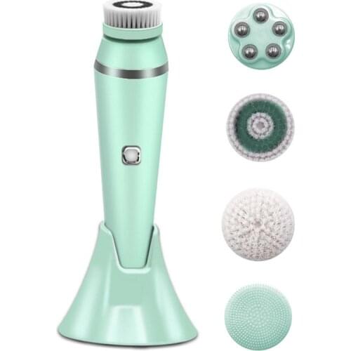 Multifunction Electronic Face Facial Cleansing Brush Spa Skin Care Massager