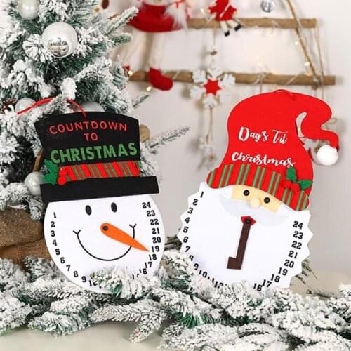 Christmas Calendar Santa Claus Christmas Tree Christmas Calendar Advent Countdown Calendar Wall Calendar