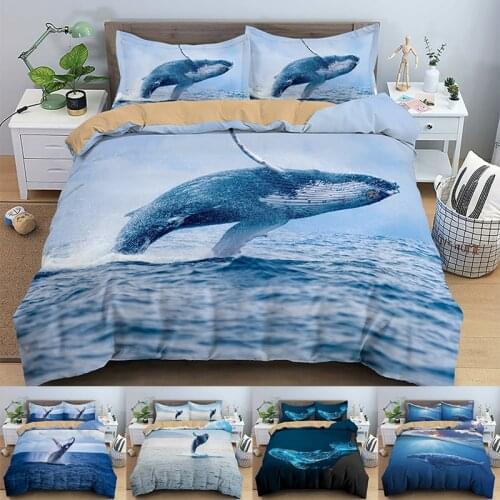 New Animal Printed Duvet Cover Set Kids Bedroom Decor (No Sheet No Filling)