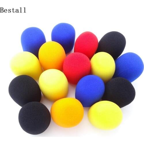 Bestall Wholesale 100PCS Handheld Stage Microphone Microfone Mic Windscreen Protection Sponge Foam Cover Shield Accessories