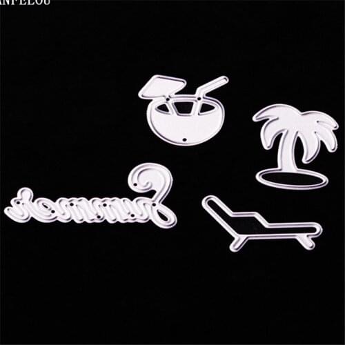 PANFELOU Easter The beach Scrapbooking DIY album cards paper die metal craft stencils punch cuts dies cutting