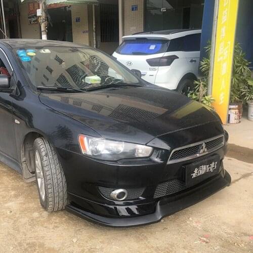 Suitable for Mitsubishi 09-12 Wing God Refit New Evo Front Shovel Rear Lip Skirt Wrap Angle and