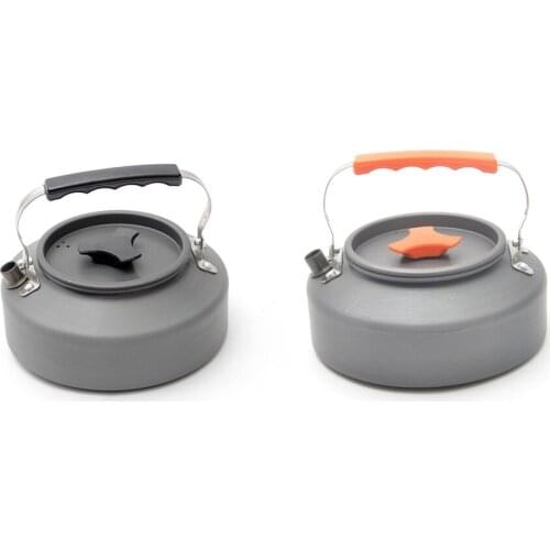 1.1L/1.6L Outdoor Portable Teapot Kettle Coffee Pot Camping Fishing Self-driving Picnic Barbecue Hiking Camping Water Kettle