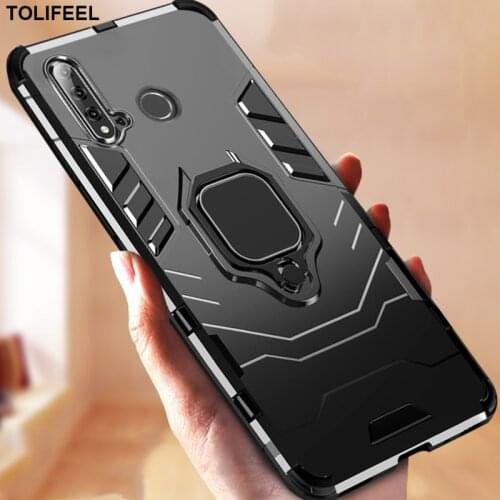 Shockproof Armor Case For Huawei Nova 5T 5 Pro Cases Stand Holder Magnetic Ring Phone Back Cover For Huawei Nova 5 Pro 5T Coque