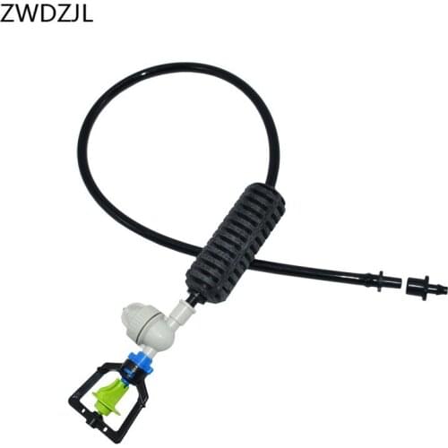 Drip irrigation water nozzle rotating sprinkler nozzles Greenhouse strawberry tomato irrigation Detachable 1set