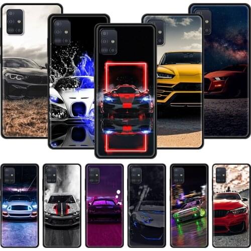 Cool Sports Car Silicone For Samsung Galaxy A70 A52 4G A12 Case Phone Cover Soft For Samsung A72 A10S A20E A50 A40 A32 5G Coque