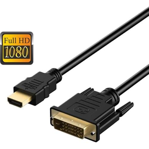 Ugreen HDMI-compatible DVI Bi-direction DVI-D 24+1 Adapter Cable HD 1080P Converter for Xbox PS4 HDTV LCD DVD Male to Male DVI