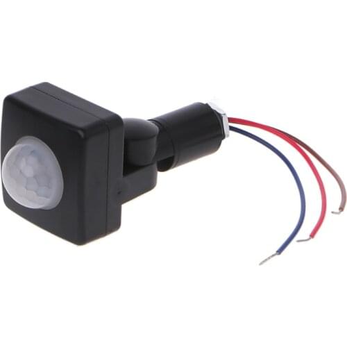 Ultrathin LED 110° 100W Infrared PIR Motion Sensor Detector Wall Light Switch 110-240V Motion Sensor Adjustable PIR Switch