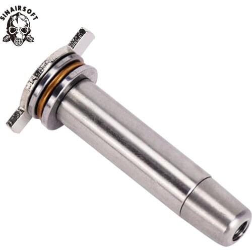 SINAIRSOFT Vortex Bearing Spring Guide Stainless Steel Spring Guide For Airsoft M4 M16 MP5 G3 M249 AK Series AEG Gearbox Target