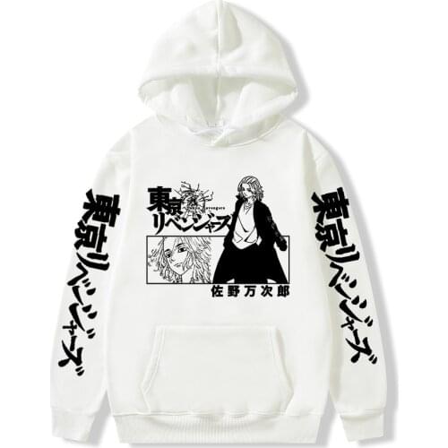 Japanese Anime Tokyo RevengersMen Kawaii Harajuku Summer Tops Tokyo Revengers Graphic Mens Hoodie Cartoon Unisex Hoodie Men