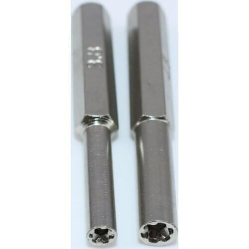 10sets=20pcs 3.8 + 4.5 mm GameBits Extra Hard - GameBit Hex Tools Screw 5cm for snes megadrive