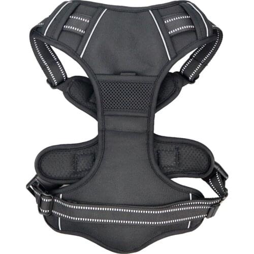 1000D Oxford cloth Pet Dogs Pulling Training Chest Harness Large Dog Fit For Husky Pitbull SMLXL