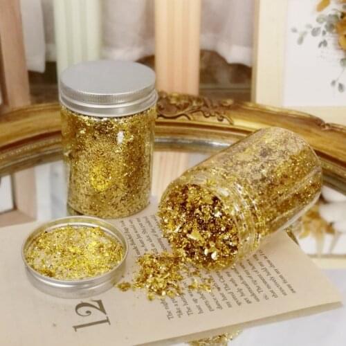 2g Candle Soap Making Gold Foil DIY Handmade Material Soap Candle Decoration Crystal Drop glue Crafts Nail Decorations