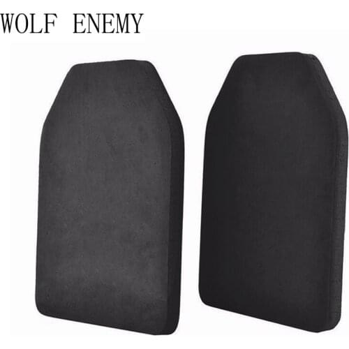 Airsoft Outdoor Paintball Military Tactical Vest Back Baffle Protective Pad Shock Resistant EVA Dummy Ballistic Plate