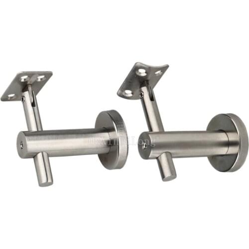 4PCS Solid Stainless Steel 90Degree 80*80mm Hand Rail Bracket Handrail Brackets Wall Mounted JF1786