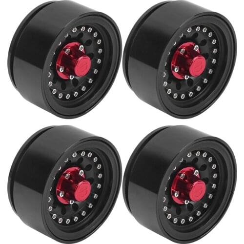 4pcs Aluminum Alloy Wheel Hub RC Car Accessories Fit for 1/10 RC Crawler 1.9 Inch Wheel Hub
