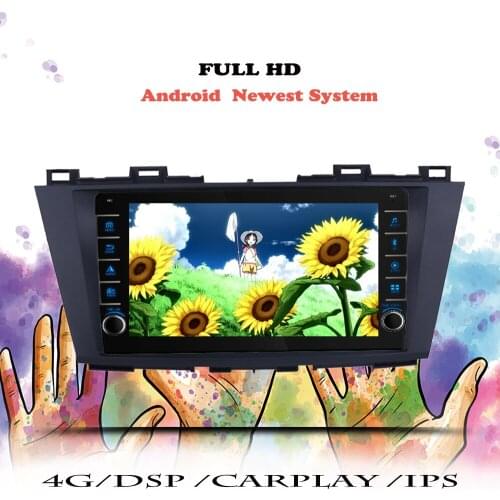 Android 10 For Mazda 5 2010 2011 2012 2013 Multimedia Video Player Auto Car Radio Navigation GPS No 2din 2 din DVD Tape Recorder