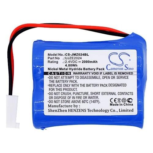 Cameron Sino 2000mAh Battery UJZE2024 for JAY Transmitter UJ, Transmitter UP