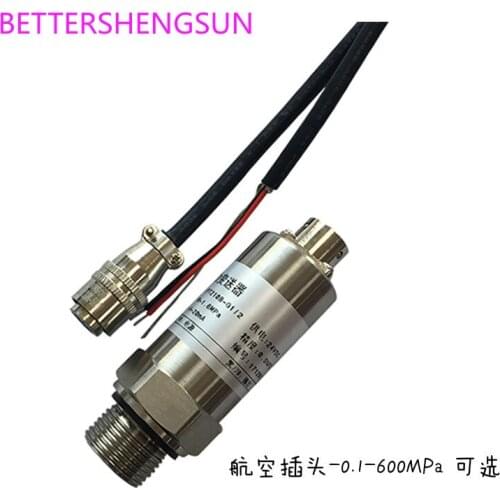 PT210B Aviation Plug Pressure Transmitter Sensor 0-600kpa 0.6MPa 0-6BAR 4-20mA