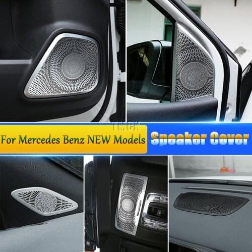 For Mercedes Benz A B CLA GLB GLA Class W177 W247 C118 X247 H247 2020 2021+ Car Door Tweeter Dashboard Audio Speaker Cover Trim