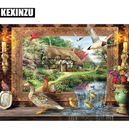 KEXINZU,new 5d diy full square/round diamond painting,duck,cross stitch diamond embroidery mosaic Decorations