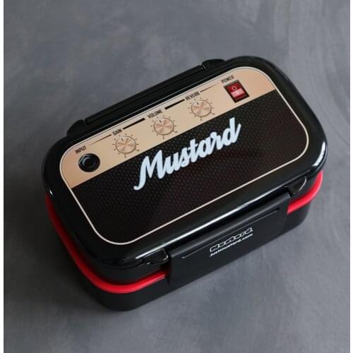 Creativity Radio Lunch Box Fashion Retro Kawaii 2nd Floor Microwave Warmer Storage Box Boite Rangement Home Decoration EC50FH